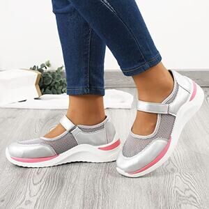 Platform Shoes Womens Size 9 Fashion Mesh Breathable Hook Loop Comfortable Shoes